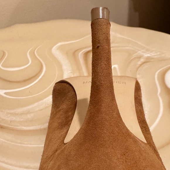 Marc Fisher Suede Leather Pumps High Stiletto Heels Shoes - Picture 4 of 9